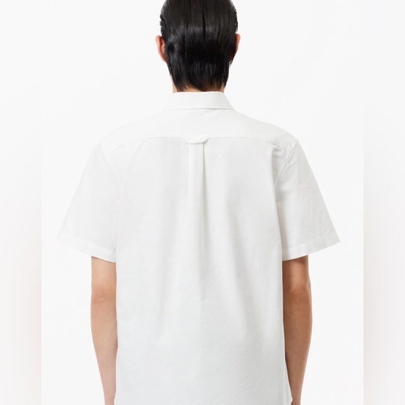 MEN'S REGULAR FIT SHORT SLEEVE OXFORD SHIRT - Picture 2 of 5